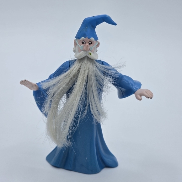 Vintage 1995 McDonald's Disney Merlin The Sword In The Stone Toy Figure - Picture 2 of 8
